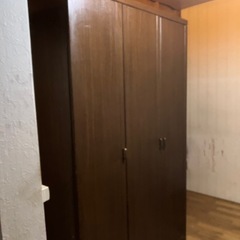 【募集継続中】オーク材×桐材　ワードローブ　衣装タンス　3枚扉　収納　箪笥の画像