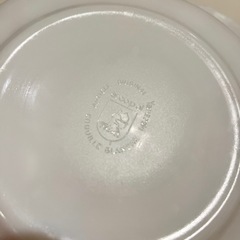 値下げ⭐️白いお皿　軽い薄いお皿　3枚　アルク　フランス　の画像