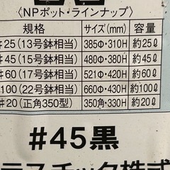 大きい 植木鉢 鉢 45センチ ブルーベリーなど果樹 の画像