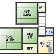 NO29.⭐初期費用無料⭐ 家賃1.5万円！！ 2K!! 📢 DIY可能 当月末まで家賃無料！ ★ 家賃1.5万円！！【ペット可】 戸建て 貸家 戸建て 格安 ラ・ヤング横須賀2号 ペット可 複数入居可 賃貸物件 バストイレ別 事務所利用可能 初期費用0円 - 横須賀市