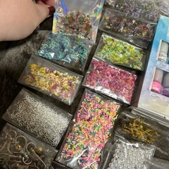 レジン　ハンドメイド用品　まとめ売りの画像