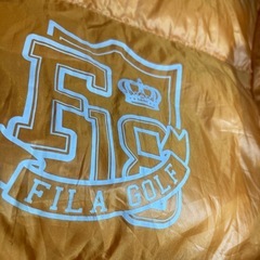 貴重ＬＬサイズ早い物勝ち🧡FILA GOLF フィラゴルフ  ダウンジャケット　オレンジの画像