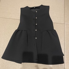 coca ぺプラムジレ　ブラック
