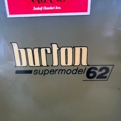 バートン　スノーボード　スーパーモデル　62の画像