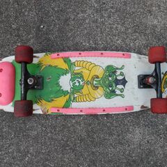 古い　スケートボードの画像