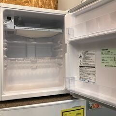 【ジャングルジャングル岸和田店】冷蔵庫　東芝 　GR-HB40PAL　2022年製　ホワイトの画像