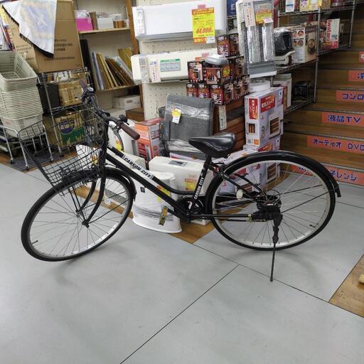 J032 ★サビ使用感★軽快自転車★CARSON CITY★ダイナモライト★27インチ