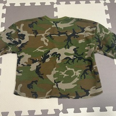 X-large キッズ　迷彩　ロンT 110の画像