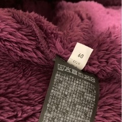 ほぼ未使用　ユニクロ　UNIQLO ファーフリースジャケット　パープル　L.の画像