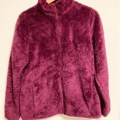 ほぼ未使用　ユニクロ　UNIQLO ファーフリースジャケット　パ...