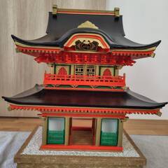 木工芸 塔 山門 神社仏閣 祭り 和風 飾物 置物 雑貨
