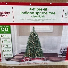 美品‼️全長121㎝‼️クリアライトクリスマスツリー🎄クリスマス...