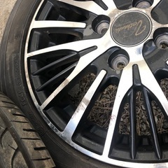 殺到の為返信不可です！　軽自動車用　タイヤ　ホイール　4本セットの画像