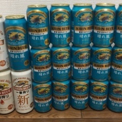 ビール キリン 一番搾り 晴れ風 500ml & 350m 計19缶
