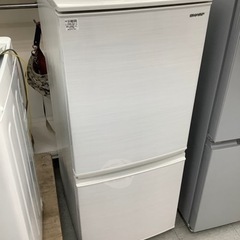 SHARP 2ドア冷蔵庫 SJ-D14F-W 2020年製