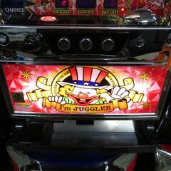 パチスロ実機 ニューアイムジャグラー EX-KT コイン使用 ドアキー・設定キー付 スロット機 クレカ決済可能│江別市のリサイクルショップドロップの画像