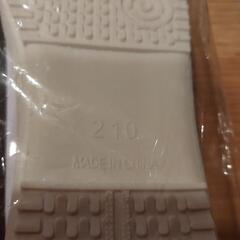 新品未使用　上靴　白　21cmの画像