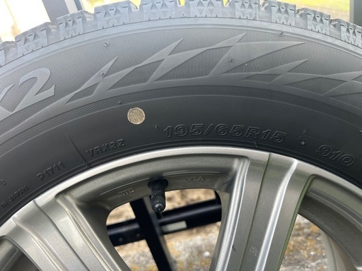 スタッドレスタイヤ2021年中古195/65R154本組