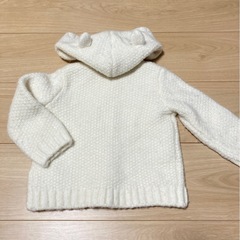GAP　くま耳カーディガン 80の画像