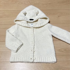 GAP　くま耳カーディガン 80