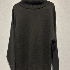 メンズタートルネックニット