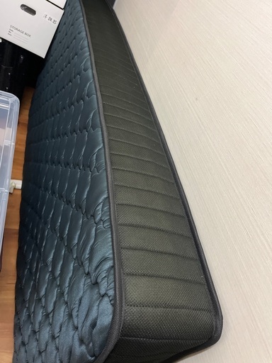 アイリスオーヤマ  マットのみ　黒　シングル
