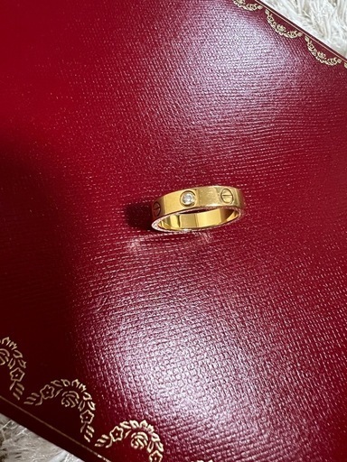 カルティエ　Cartier 750ゴールド ミニラブリング ダイヤ　1