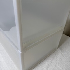 無印良品 ポリプロピレン衣装ケース中(約幅40×奥行65×高さ24cm) 2個セットの画像