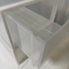 無印良品 ポリプロピレン衣装ケース中(約幅40×奥行65×高さ24cm) 2個セットの画像