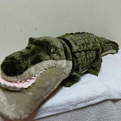 最終値下げしました、シャクレルプラネット　特大ワニ＆ホワイトミニワニの画像