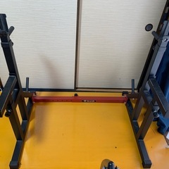 ★期間限定　グロング GronG バーベルスタンド ベンチプレスラック スクワットラック セーフティーバー搭載 高さ調整/幅調整可能 耐荷重250kg の画像