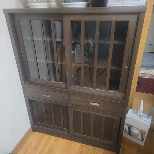 キャビネット 大川家具 棚 サイドキャビネット 鎌倉 キャビネット ハイタイプ 幅90cm