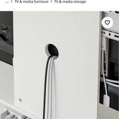 【お値下げも可】IKEA テレビ台 ラップランド ホワイトの画像