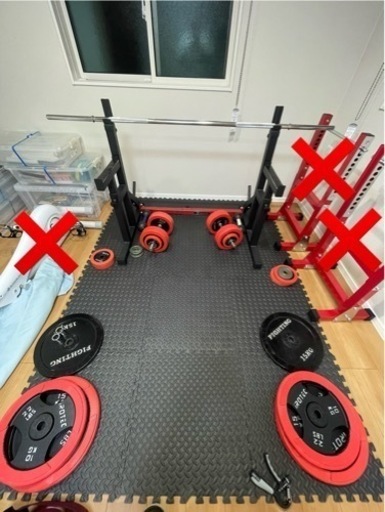 バーベル、ダンベルセット スタンド（おまけ）iROTEC etc.