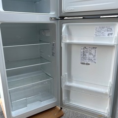 値下げ⭐︎ハイセンス 2ドア　120L冷蔵庫　HR-B1201 2018年製の画像