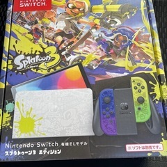 switch 本体 有機el スプラトゥーン一台