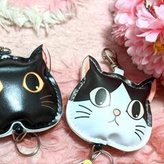 新品♡猫＆♡キーホルダー♡2点セット