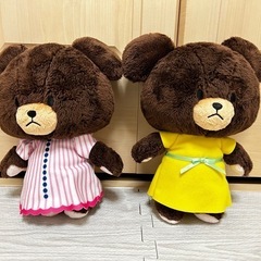 くまのがっこう ぬいぐるみ 2点セット 単品可 クレーンゲーム景...