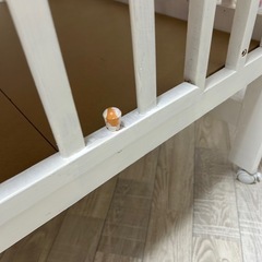 ハイシートベビーベッド カトージ ホワイトの画像