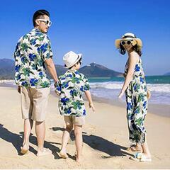 家族でアロハ上下セット3XLの画像