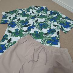 家族でアロハ上下セット3XLの画像