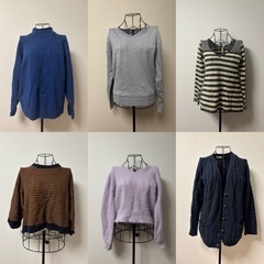 レディース　ニットなど、6着まとめ売り！