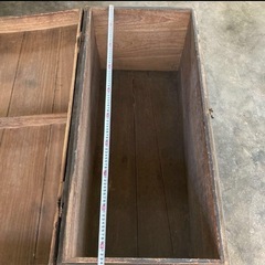 昔の長持ち箱 アンティーク 古道具の画像