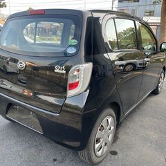 ★　ダイハツ　ミライース　L★走行29300ｋｍ★人気のブラック★車検２年取得渡し+法令点検整備付★無事故車★キーレス１年保証ポリマーコート付の画像