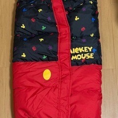【箱有り・美品】ミッキーマウス ベビーカー用 フットマフの画像