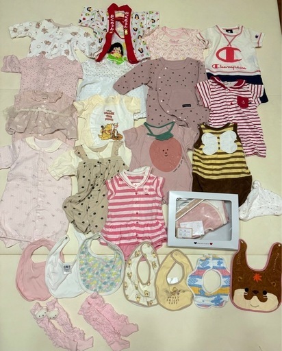 約80点あります！高級ブランド多数！０歳から１歳半くらいまでこれで網羅します♪