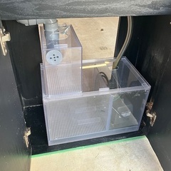 【オーバーフロー水槽】コトブキ　60×30×36サイズ　水槽台　ポンプ　ホース　ろ材付きの画像