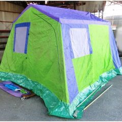 2ルーム　テント　ロッジ型　6人用　TP-1257　ファミリーキ...
