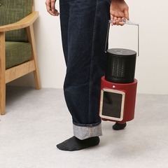 人感センサー付きヒーター/暖炉風/ほぼ新品の画像