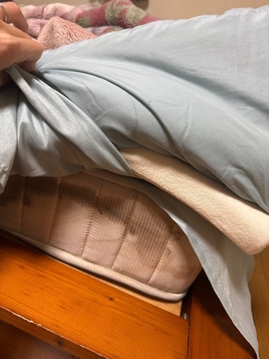 【お取引先決定しました】ダブルベッド(ベッド下収納付き)